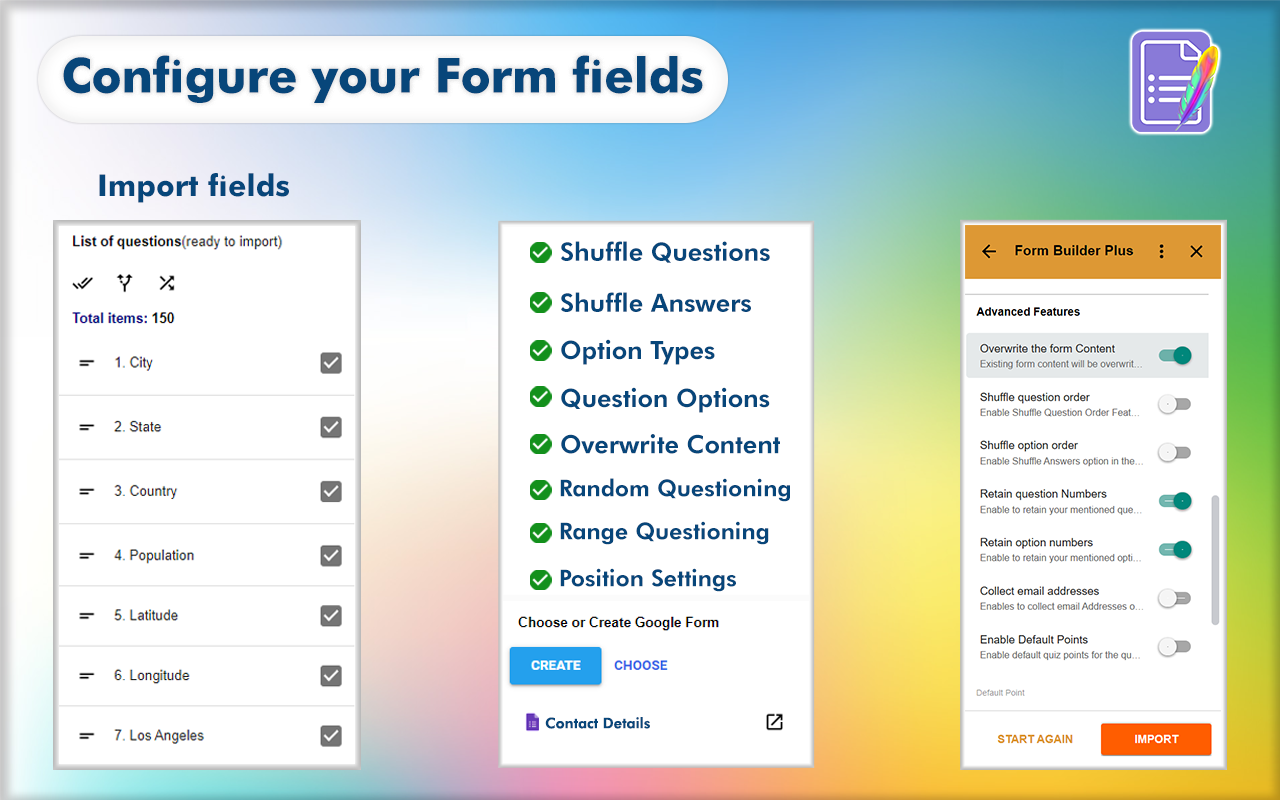 screenshot of Form Builder Plus